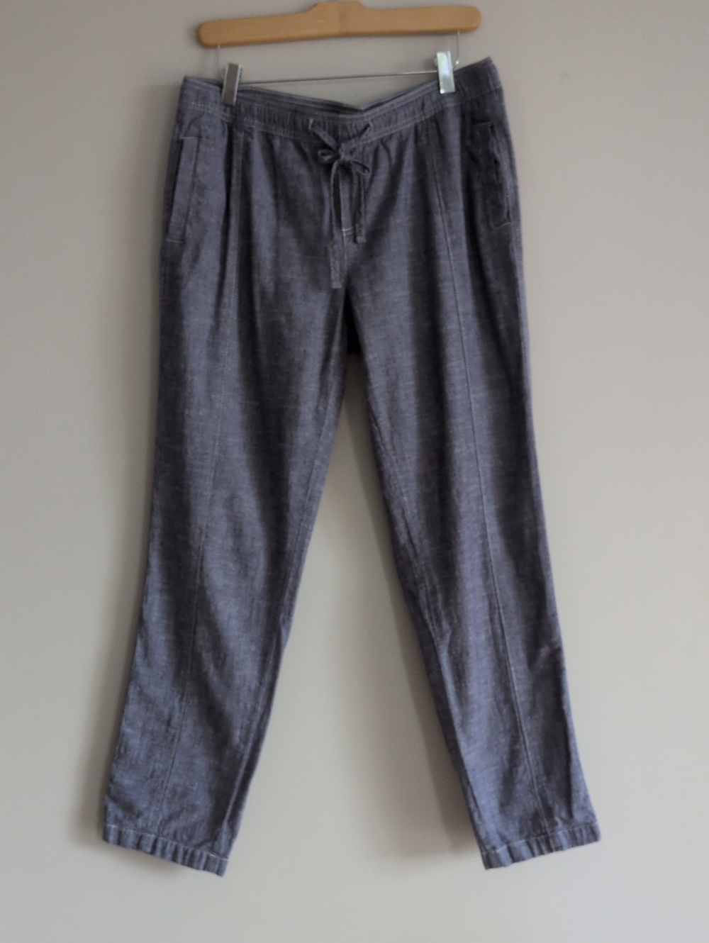 Denver Hayes Cotton Pull On Straight Leg Pants Large